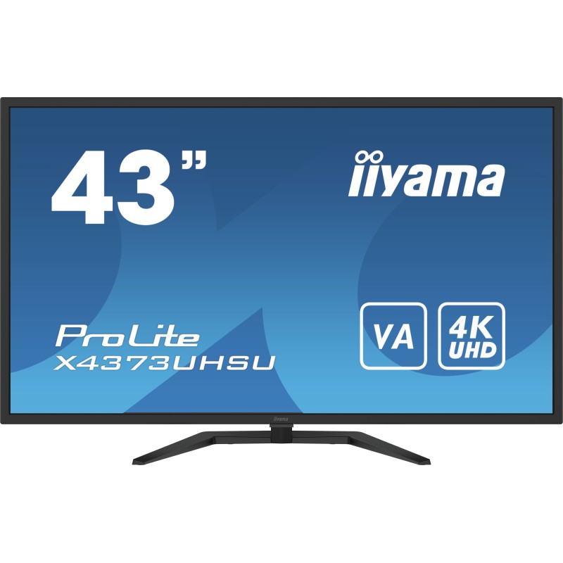 iiyama ProLite X4373UHSU-B1 computer monitor 42.5" 3840 x 2160 pixels 4K Ultra HD Black